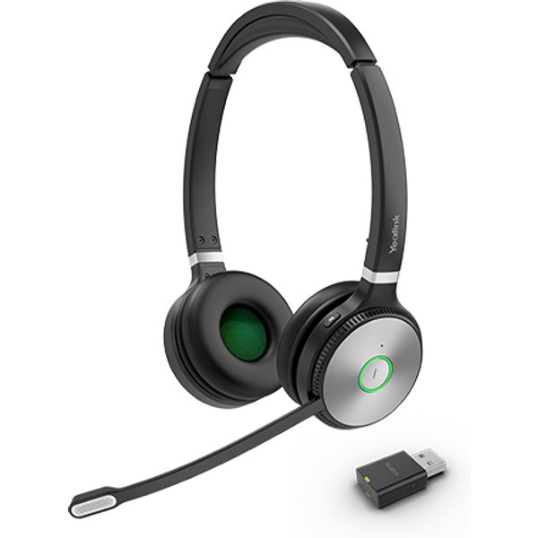 Yealink WH62 Portable Headset Wireless Head-band Calls/Music Black. Gr