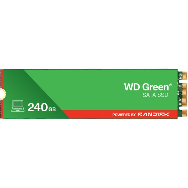 Western Digital Green WD â„¢ SATA SSD M.2 2280 POWERED BY SANDISK 240 GB