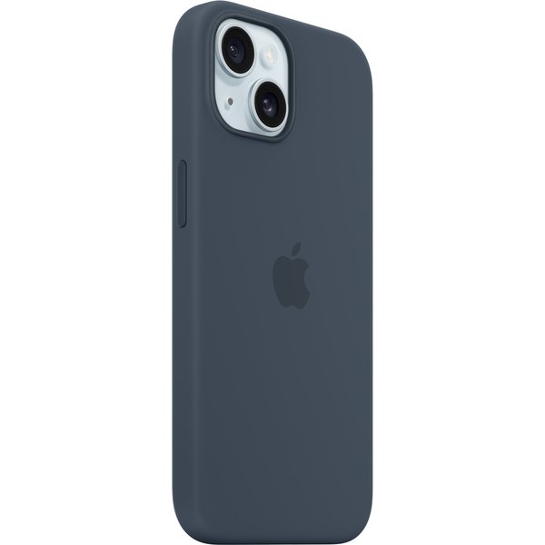 Apple iPhone 15 Silicone Case with MagSafe - Storm Blue