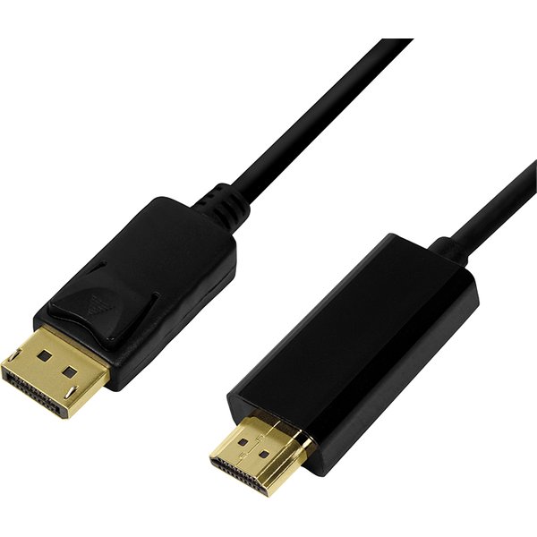 LogiLink CV0129 video cable adapter 5 m DisplayPort HDMI Type A (Stand