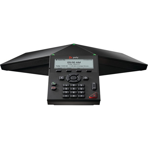 HP Poly Trio 8300 IP Conference Phone and PoE-enabled No Radio