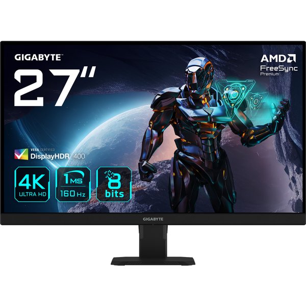 GIGABYTE GS27U 27" UHD Gaming Monitor - 3840 x 2160. 160Hz. 1ms.