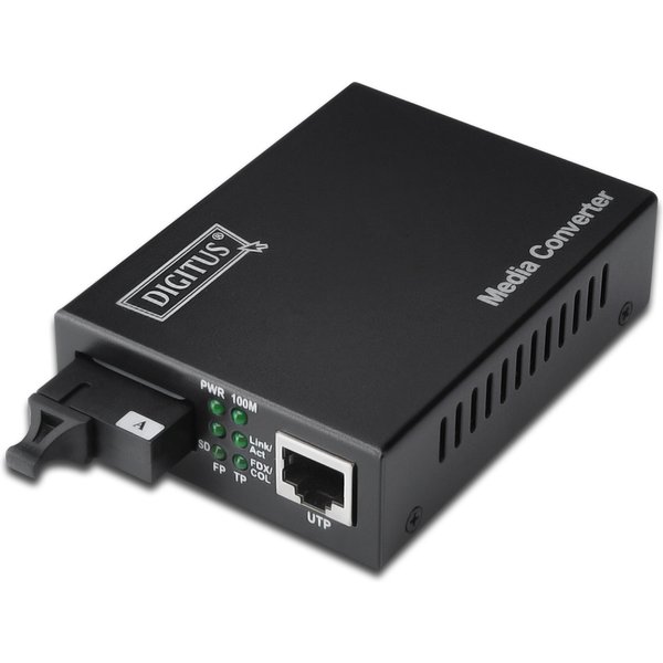 Digitus Bidirectional Gigabit Media Converter. RJ45 / SC