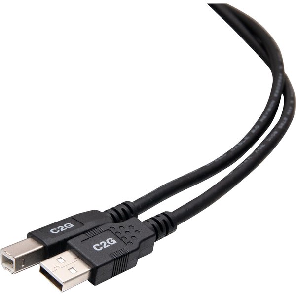 C2G 9.8ft (3m) USB 2.0 A/B Cable - Black