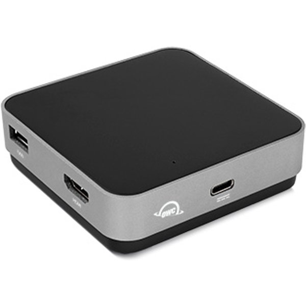 OWC USB-C Travel Dock Wired USB 3.2 Gen 1 (3.1 Gen 1) Type-C Grey