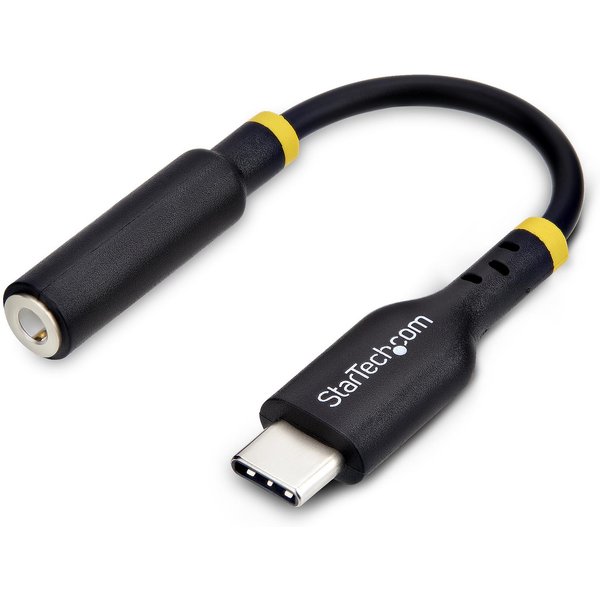 StarTech.com 5in (12.7cm) USB-C to 3.5mm TRRS Headphone/Headset Jack A