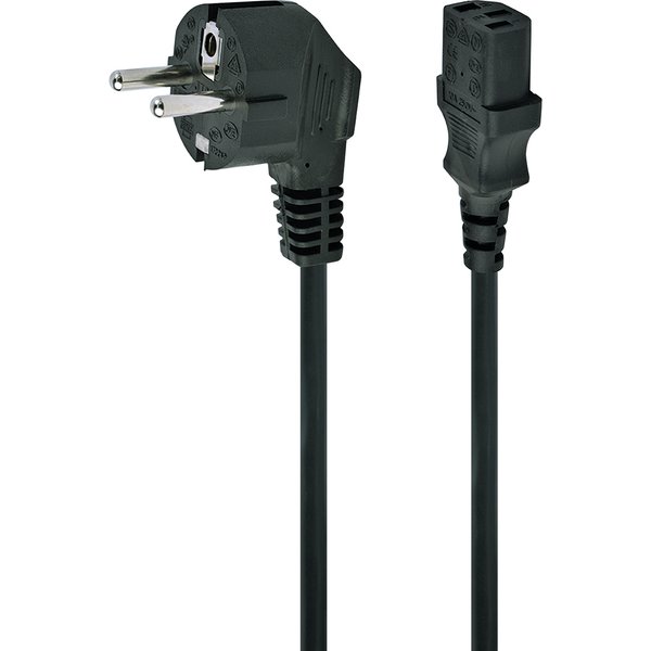 Gembird PC-186-VDE-10M power cable Black CEE7/4 C14 coupler