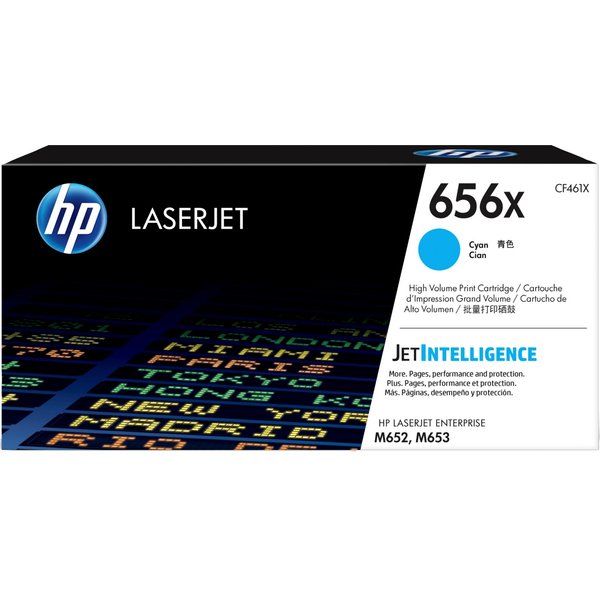 HP CF461X/656X Toner cartridge cyan. 22K pages ISO/IEC 19752 for HP La