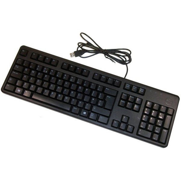 DELL DJ491 keyboard USB QWERTY English Black
