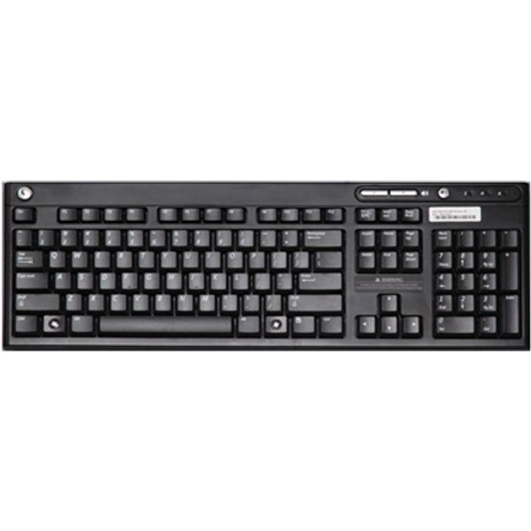 HP 697737-081 keyboard USB QWERTY Danish Black