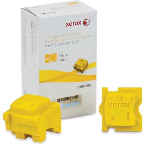 Xerox 108R00997 Dry ink in color-stix yellow. 2x4.2K pages Pack=2 for
