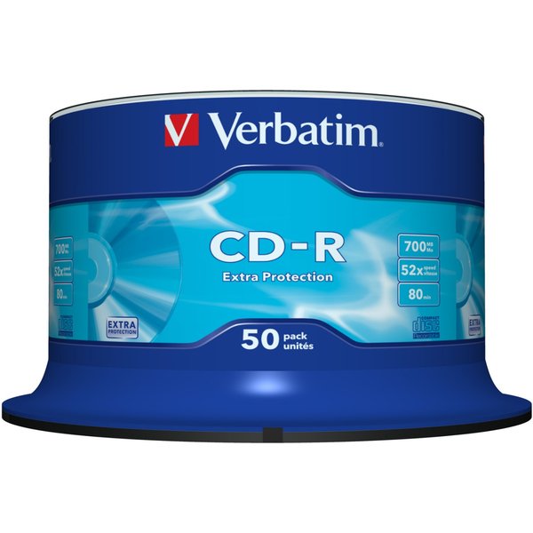 Verbatim CD-R Extra Protection 700 MB 52x 50 pc(s)