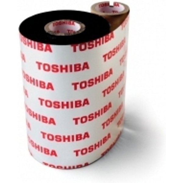 Toshiba BX760055AG2 Thermal-transfer roll black wax resin 55mm x 600m