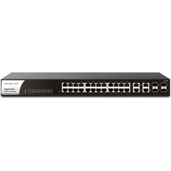 Draytek G1282 Managed Gigabit Ethernet (10/100/1000) Rack mounting 1U