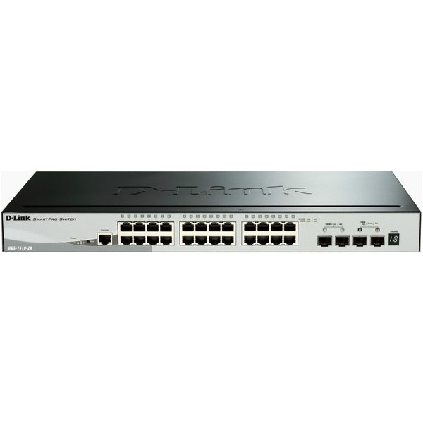 D-Link 28-Port Gigabit Stackable Smart Managed Switch including 4 x 10