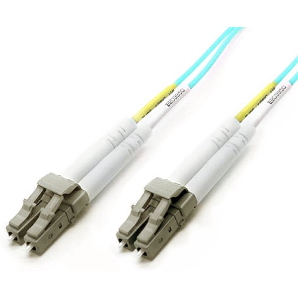 Cablenet 2m OM4 50/125 LC-LC Duplex Aqua LSOH 1.8mm Minizip Fibre Patc
