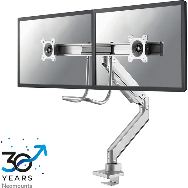 Neomounts NM-D775DXSILVER Monitor arm 10-32" - gas spring - Topfi