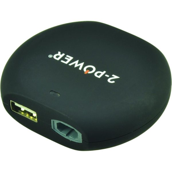 2-Power 12V In-Car Charger 15-20V 90W + 2.1A USB