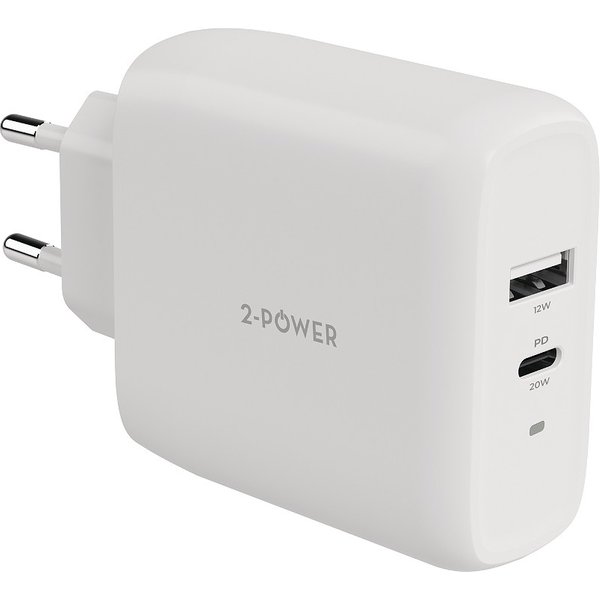 2-Power 2PWC32W02-EU mobile device charger White