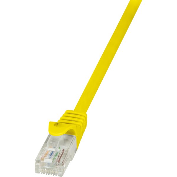 LogiLink 1.5m Cat.5e U/UTP networking cable Yellow Cat5e U/UTP (UTP)