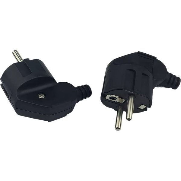 Microconnect ngled schuko power plug.