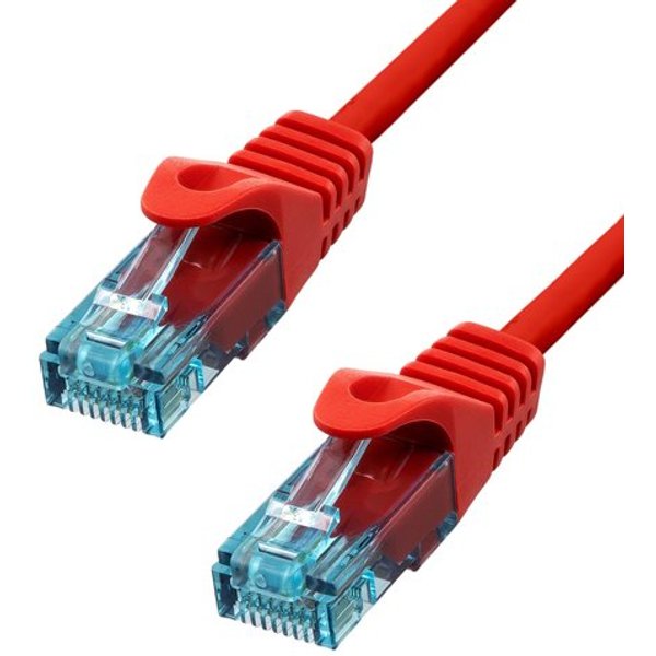 ProXtend CAT6A U/UTP CU LSZH Ethernet Cable Red 7M