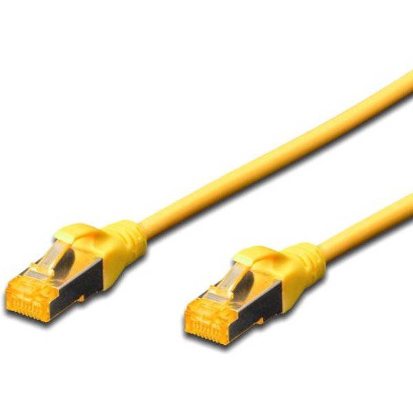 FDL 10M CAT.6a 10Gb S-FTP LSZH PATCH CABLE - YELLOW