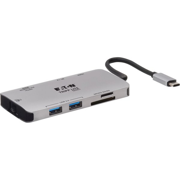 Tripp Lite U442-DOCK5-GY USB-C Dock - 4K HDMI. USB 3.x (5Gbps). USB-A/