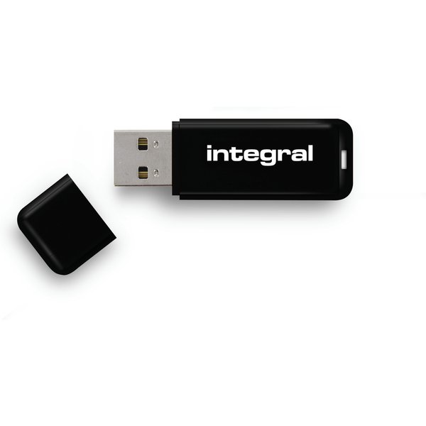 Integral 64GB USB3.0 DRIVE NEON BLACK UP TO R-100 W-30 MBS