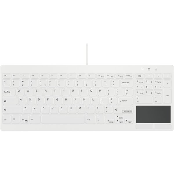 Contour Design Active Key Contour QuickClean Medical Keyboard IP68 Tou