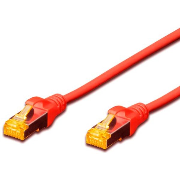 FDL 3M CAT.6a 10Gb S-FTP LSZH PATCH CABLE - RED
