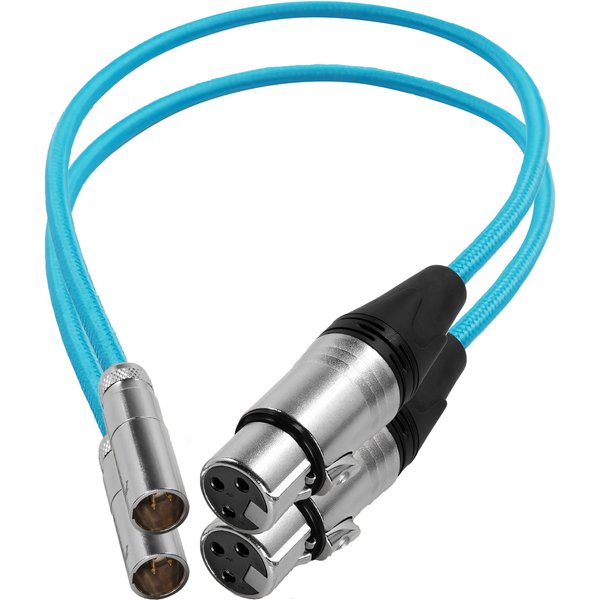 Kondor Blue KB-MXLRM-F16 audio cable 0.4 m XLR mini XLR (3-pin)