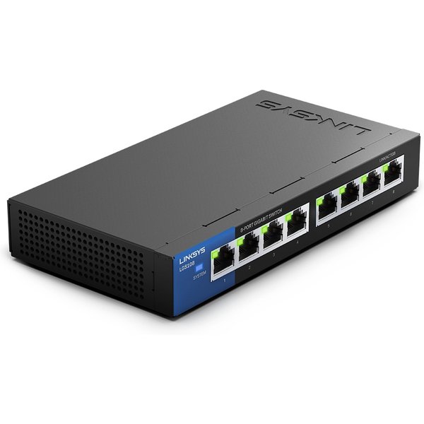 Linksys 8-Port Business Desktop Gigabit Switch (LGS108)