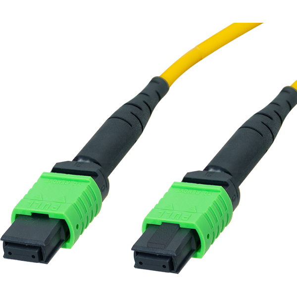 LogiLink MPO Patch Cord 12 cores OS2. MPO/APC F/F. Type B. 1 m