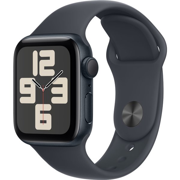 Apple Watch SE GPS 40mm Midnight Aluminium Case with Midnight Sport Ba