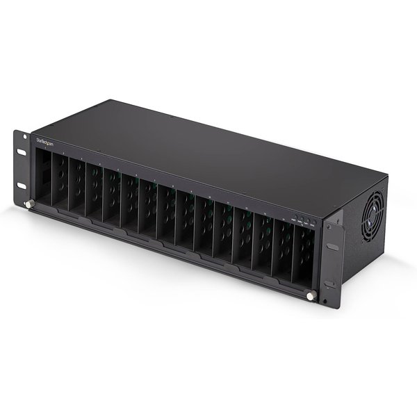 StarTech.com 15-Slot Unmanaged Media Converter Chassis for MCM Media C