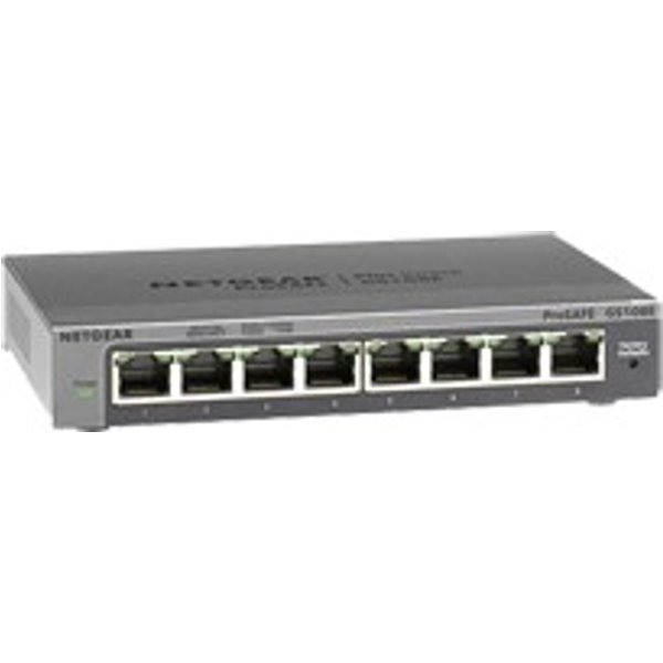NETGEAR GS108E Managed L2/L3 Gigabit Ethernet (10/100/1000)
