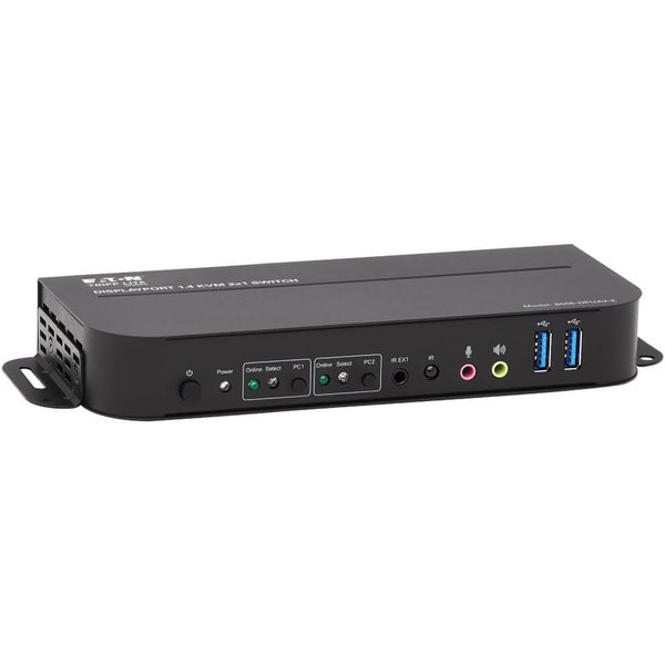 Tripp Lite B005-DPUA2-K 2-Port DisplayPort/USB KVM Switch - 4K 60 Hz.
