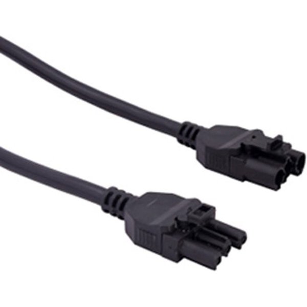 POWERDATA MALE TO FEMALE 3-POLE CONNECTOR LEAD 0.5M