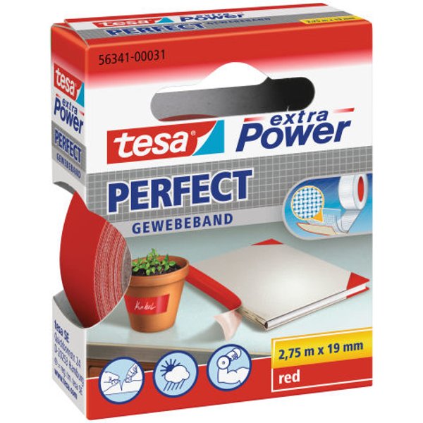 TESA Extra Power 19mmx2.75m 2.75 m Red 1 pc(s)