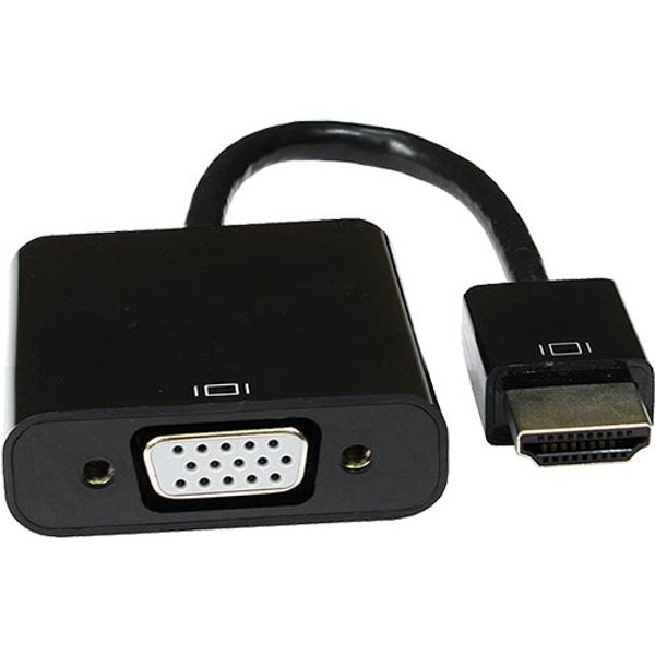 Cablenet HDMI 1.4b Male SVGA Female Passive Adaptor 1080p 60Hz+3.5mm A