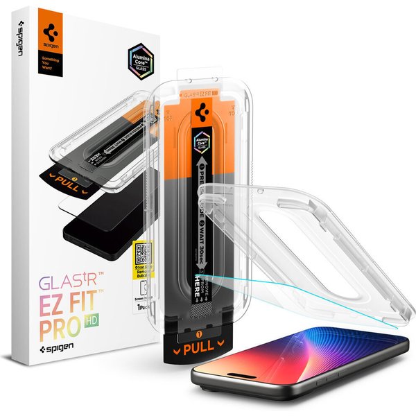 Spigen Glas.tR EZ Fit Pro HD iPhone 17 Pro Max/16 Pro Max Glass Screen