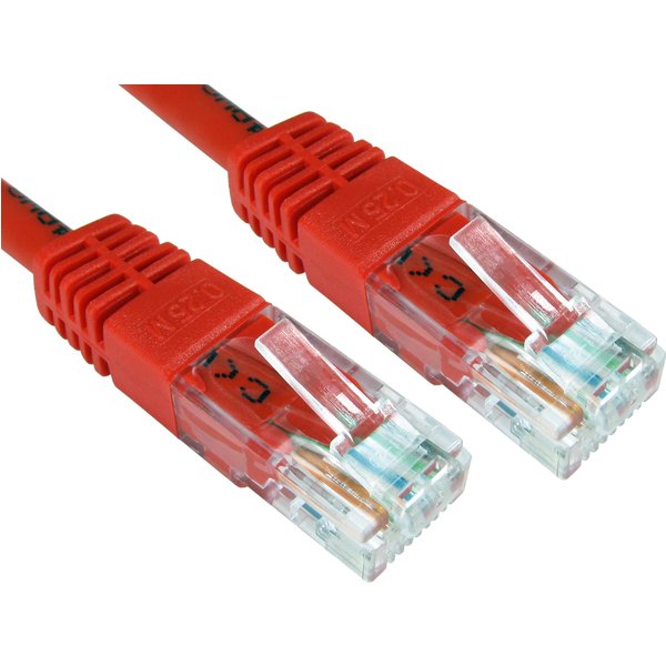 Cables Direct UTP Cat6 7m networking cable Red U/UTP (UTP)