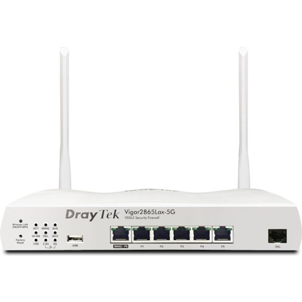 DrayTek Vigor 2865Lax-5G wireless VDSL router with integrated 5G modem