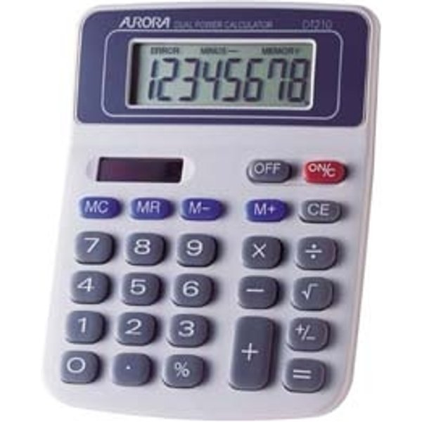 Aurora DT210 calculator Desktop Basic Grey