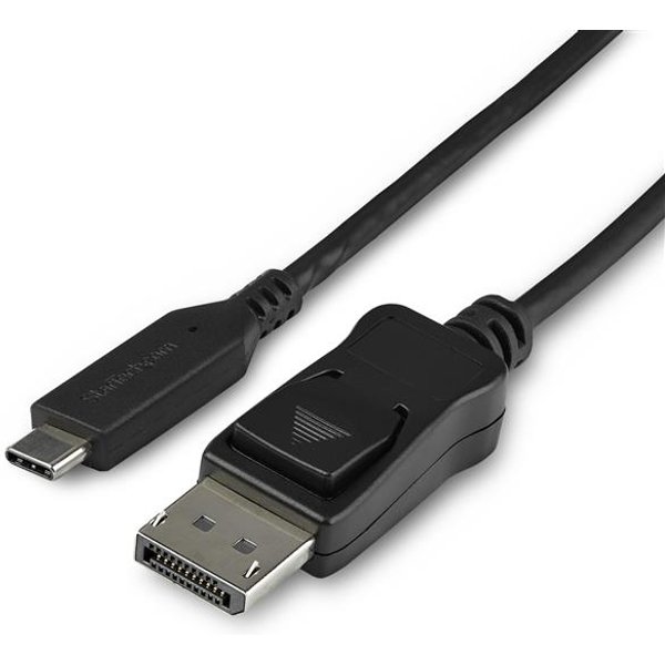 StarTech.com 3.3ft (1m) USB C to DisplayPort 1.4 Cable - 8K/5K/4K USB Type-C to DP 1.4 Alt Mode Video Adapter Converter - HBR3/HDR/DSC - 8K 60Hz DP Monitor Cable - USB-C/Thunderbolt
