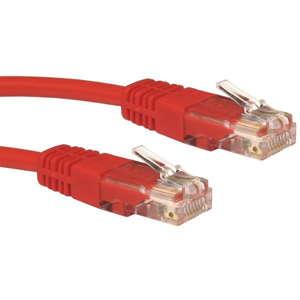 Cables Direct URT-603R networking cable Red 3 m Cat5e U/UTP (UTP)