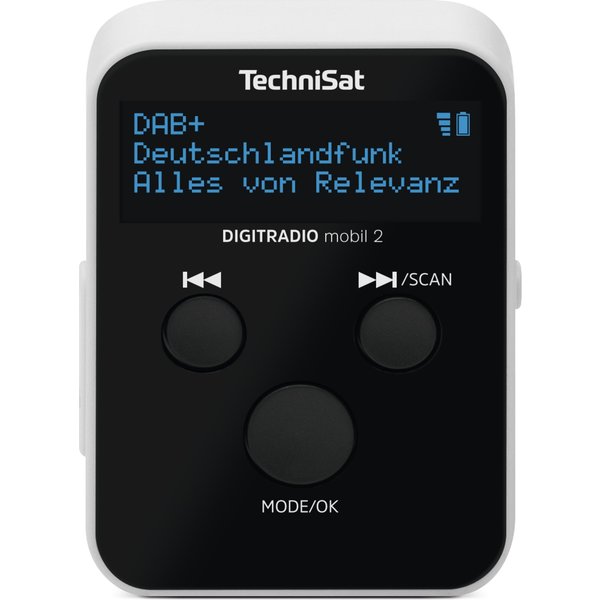 TechniSat DIGITRADIO mobil 2 Portable Analog & digital Black. Whit