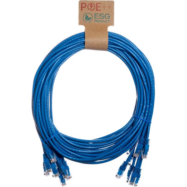 Cablenet 3m Cat6 RJ45 Blue U/UTP PVC 24AWG Flush Moulded Booted Patch