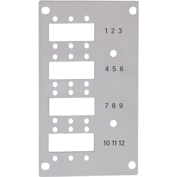 LogiLink Fiber optic front plate 12 LC-D / 12 SC-S for splice distribu